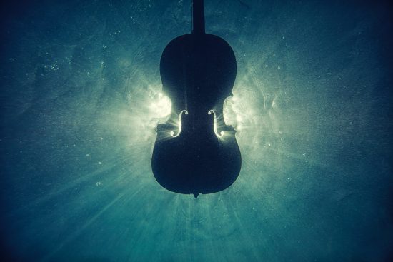 cello underwater